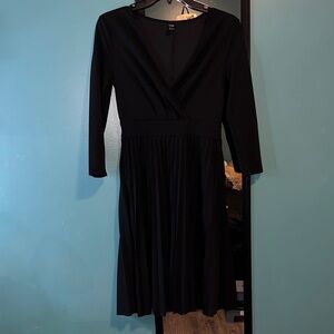 SHEIN Black Long Sleeve Dress